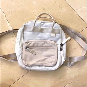 Nike bag cream and white